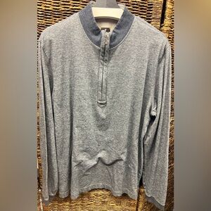 Left Coast Tee- Men's‎ Classic Gray Zip-Up Sweater, Large
